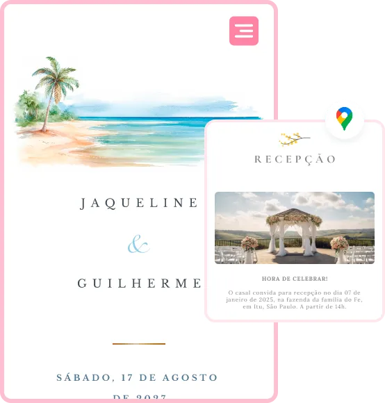 Modelos de Temas Modernos para Site de Casamento - Casar.com Exemplo de site de casamento