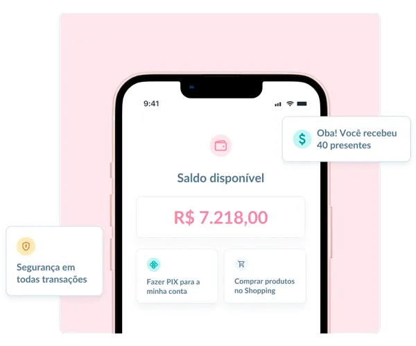 Gestão de Saldo e Resgate de Presentes em Dinheiro Resgate de forma flexível